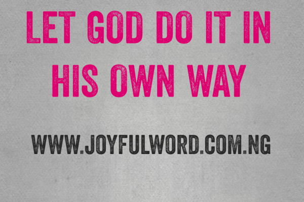 A WORD FOR TODAY 14 FEBRUARY 2020JOYFUL WORD MINISTRIES