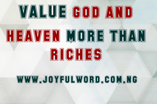 A WORD FOR TODAY 19 OCTOBER 2020JOYFUL WORD MINISTRIES