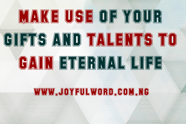 A WORD FOR TODAY 15 NOVEMBER 2020JOYFUL WORD MINISTRIES